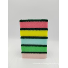 Non-Scratch Scrub Sponge Multi Colour Cleaning Sponge HM0006